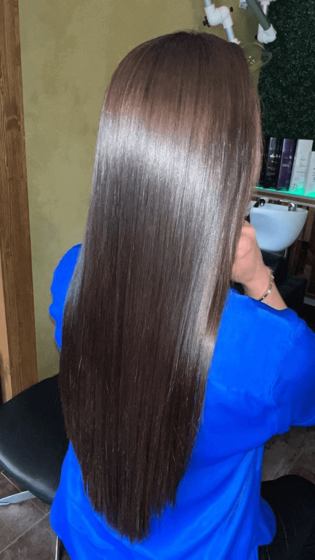 Organic permanent hair straightening best sale